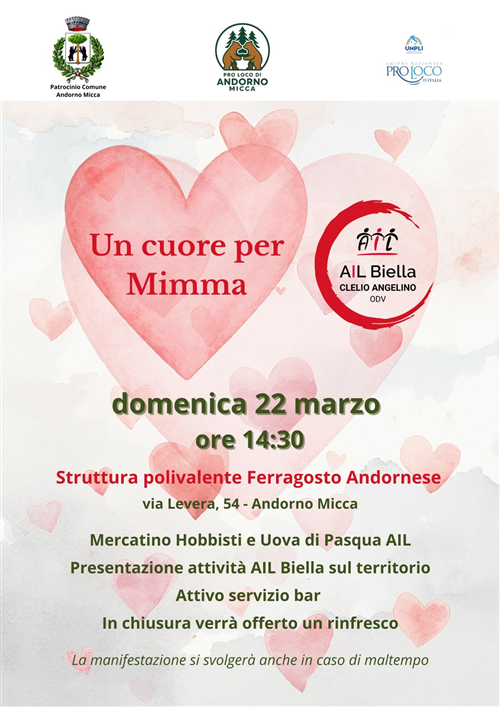 Un cuore per Mimma - Evento AIL Biella